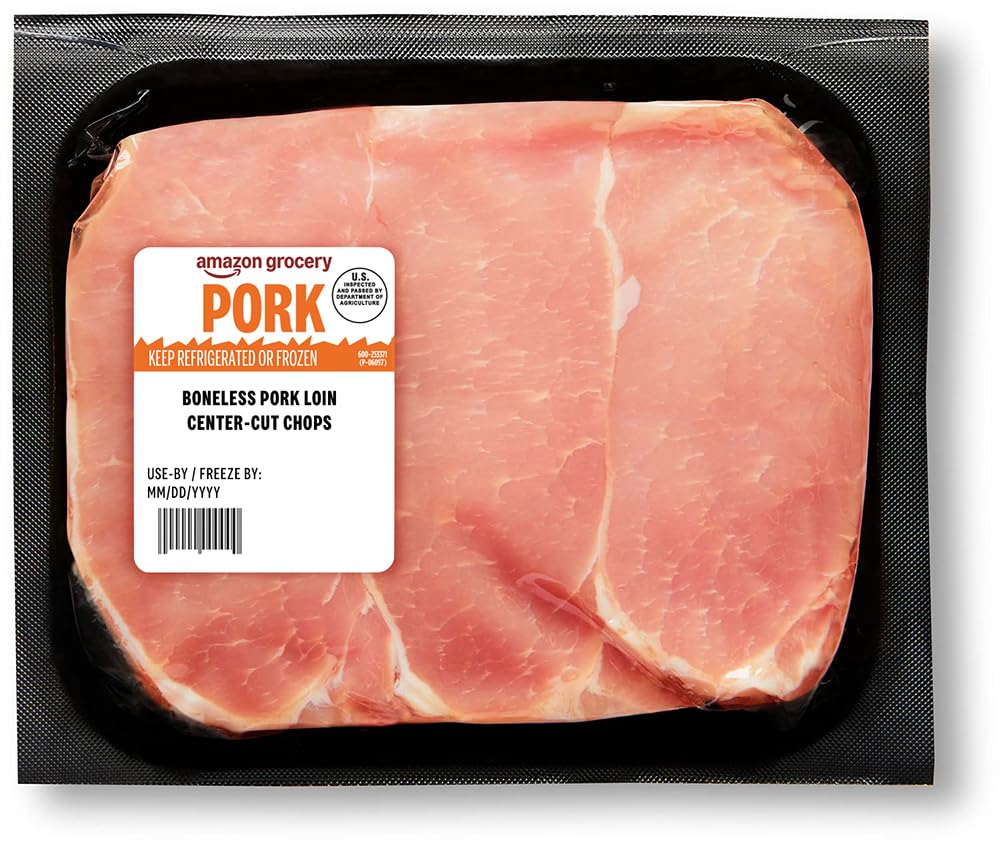 Grocery, Pork Loin Center-Cut Chops, Boneless (Prop 12 Compliant), Weight Varies