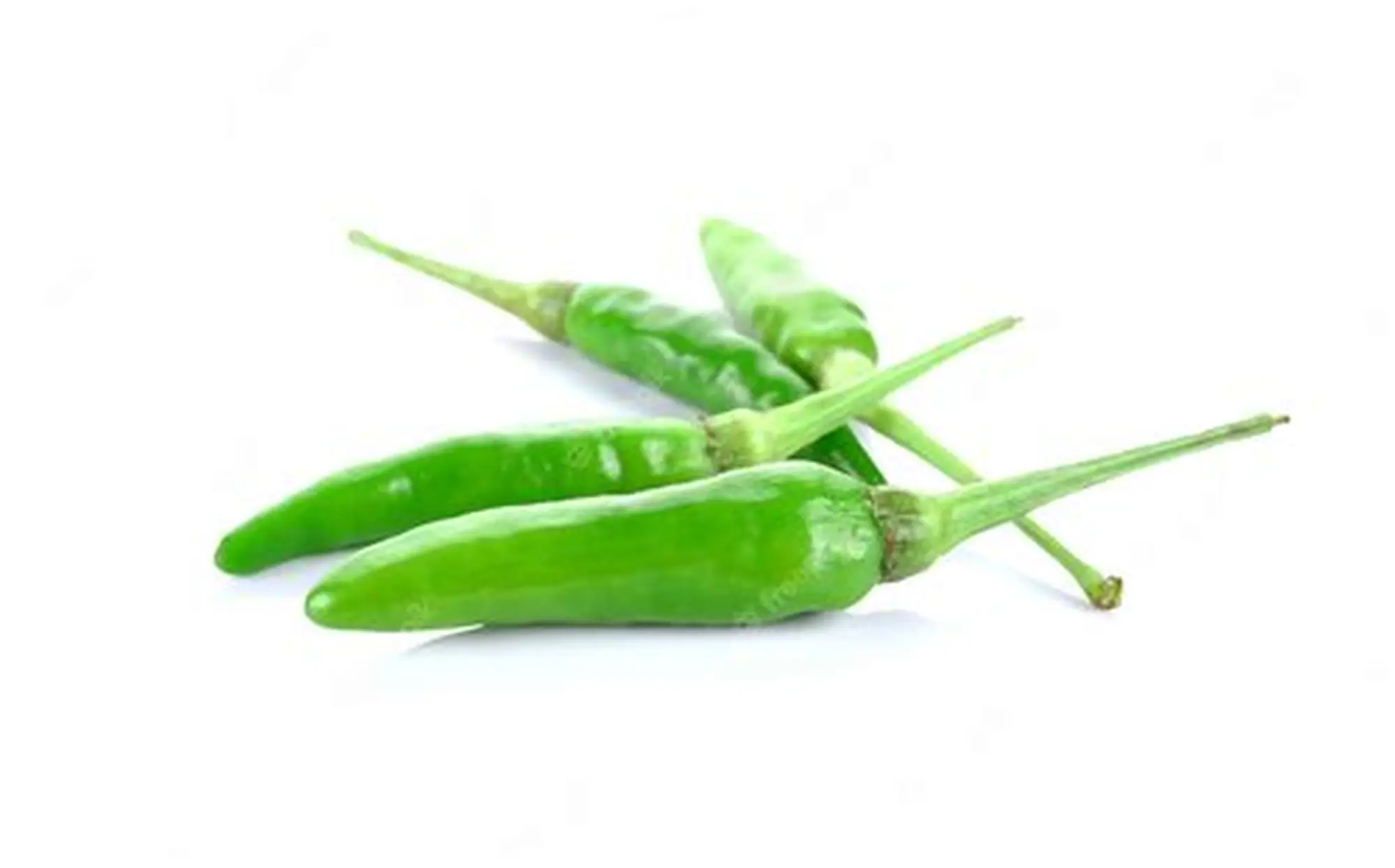 Tropical Heat Grade A Premium Fresh Green Chillies - Small (250g) - Bundle