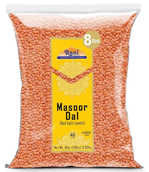 Premium Produce Grade B Farm Fresh Red Lentils - Medium (500g)