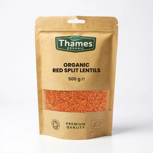 Organic Premium Red Lentils (500g)