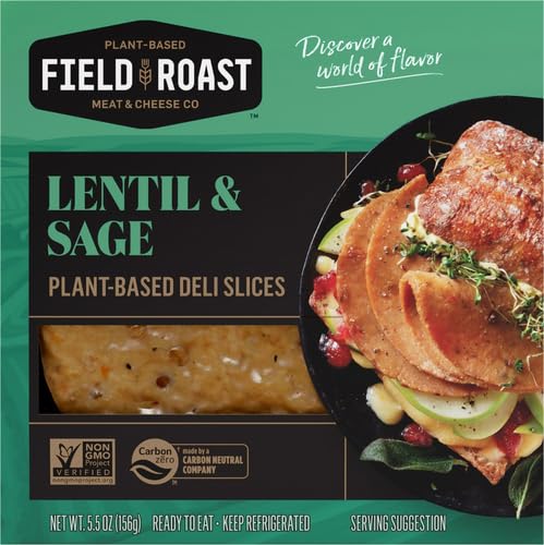 Field Roast Plant Based Deli Slices Lentil Sage, 5.5 Oz