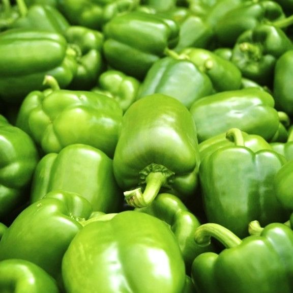 Farm Fresh Grade A Organic Green Peppers - Extra Large (2kg)