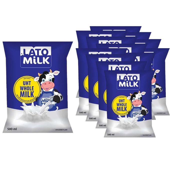 Lato Milk Pack of 12 Sachets Fino - 500ml