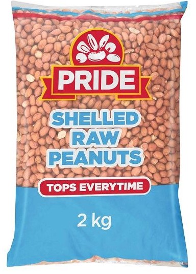 Grade A Dried Raw Groundnuts (2kg)