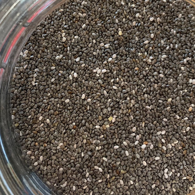 SeedMaster Grade A Dried Raw Chia Seeds - Small (250g)