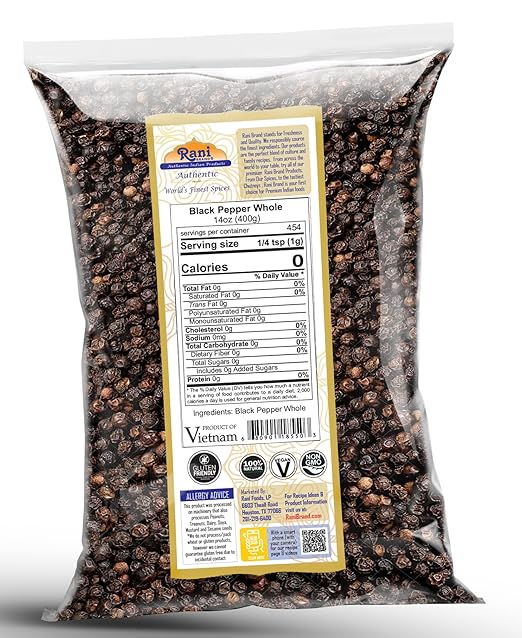 Farm Fresh Grade B Premium Black Peppercorns - Extra Large (2kg)