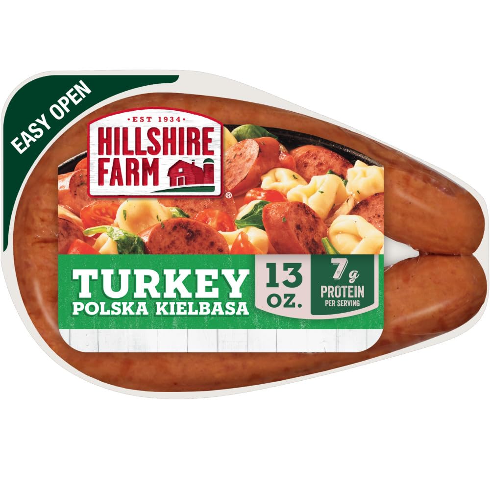Hillshire Farm Turkey Polska Kielbasa Sausage Smoked Sausage, 13 oz.