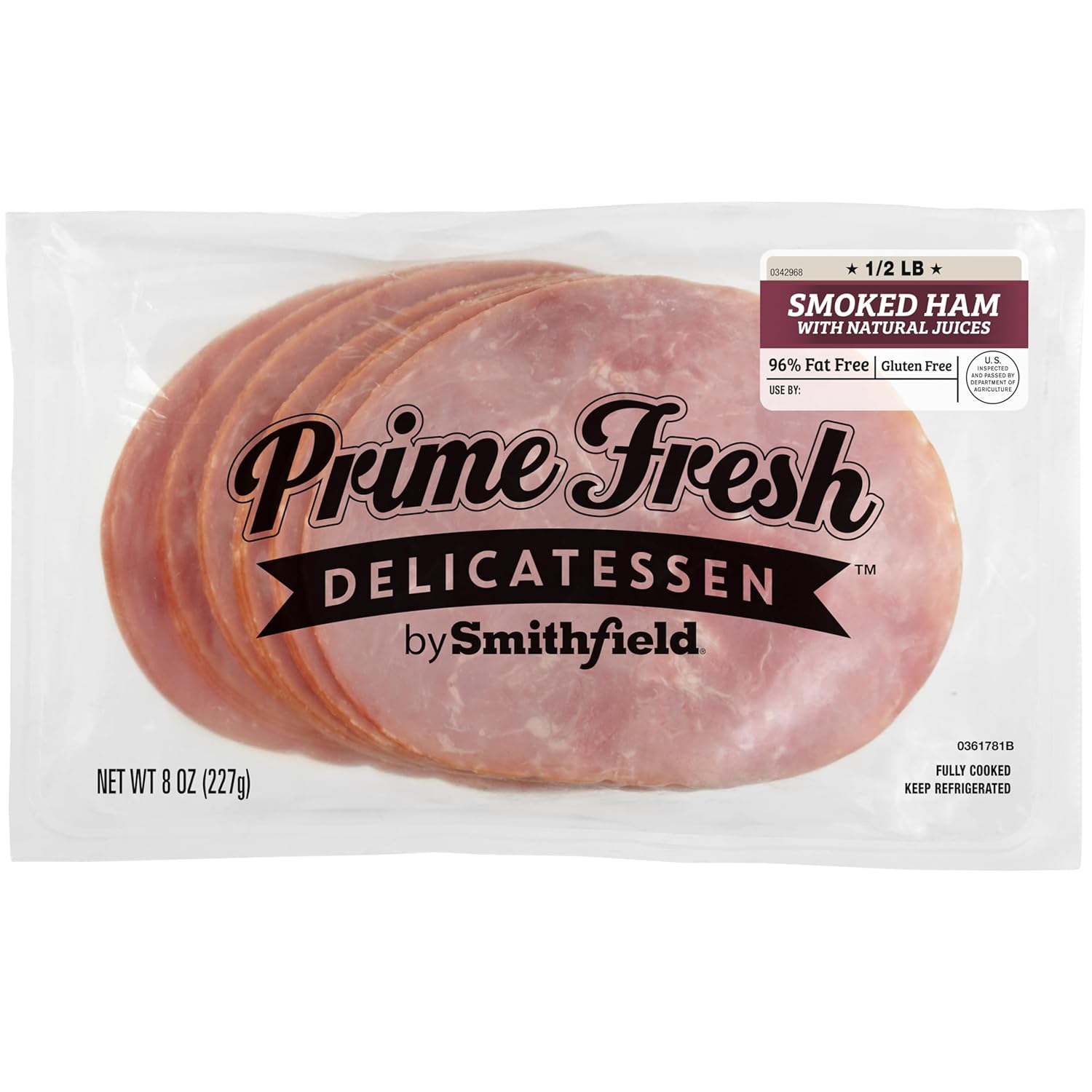 Smithfield Prime Fresh Smoked Ham Lunchmeat, 8 oz